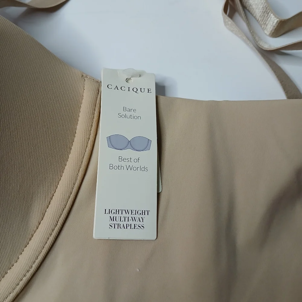 Cacique Women's Cream Smooth Contour Bra‎